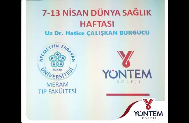 Dünya Sağlık Haftası'nda Öğrenci Bilgilendirmesi