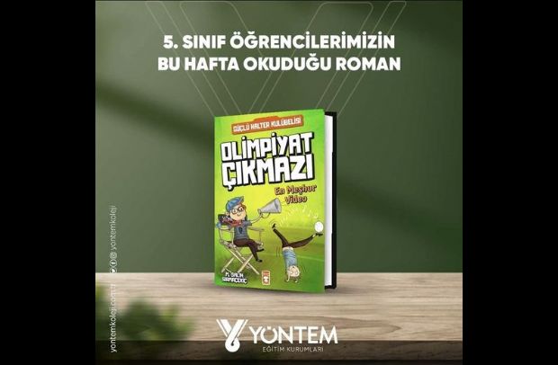5. sınıf öğrencilerimizin bu hafta okuduğu roman...