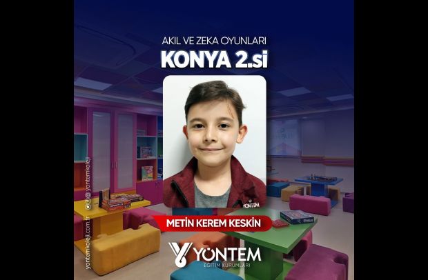 Akıl ve Zeka Oyunları Konya 2.si Metin Kerem Keskin