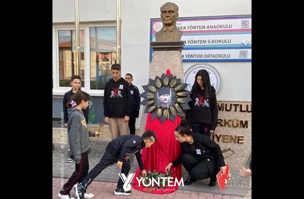 Yaka Yerleşkesinde 10 Kasım Atatürk'ü Anma Töreni yapılmıştır.